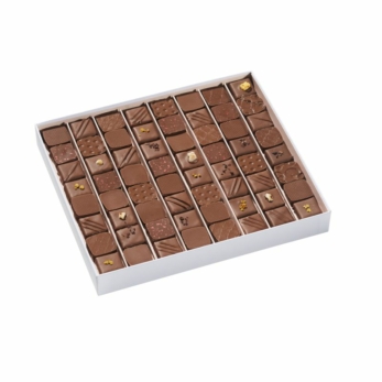 Coffret 64 chocolats - Lait
