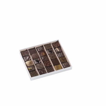 Coffret 25 chocolats - Noir