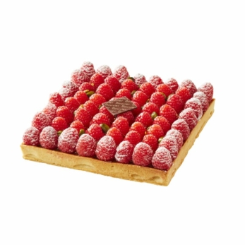 Tarte framboise-pistache